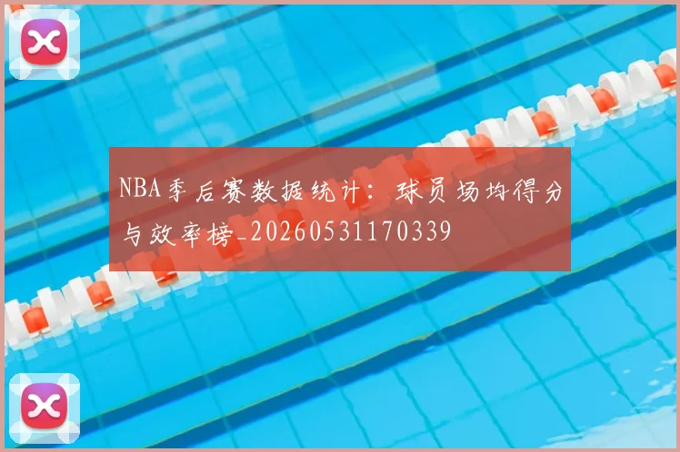 NBA季后赛数据统计：球员场均得分与效率榜_20260531170339